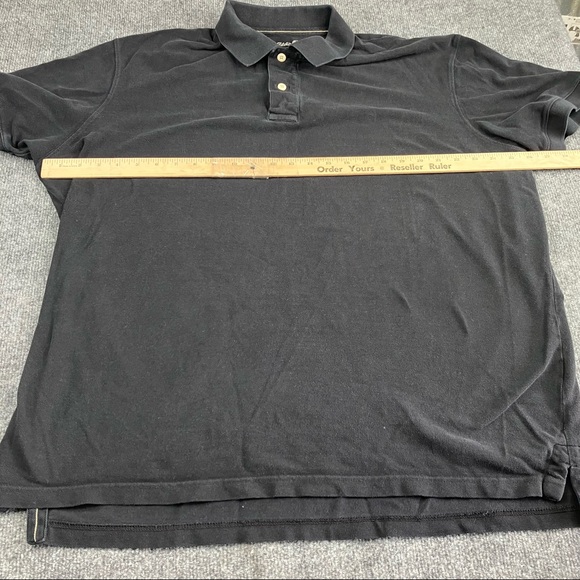 Eddie Bauer Black Polo size Xl Tall - Picture 5 of 6